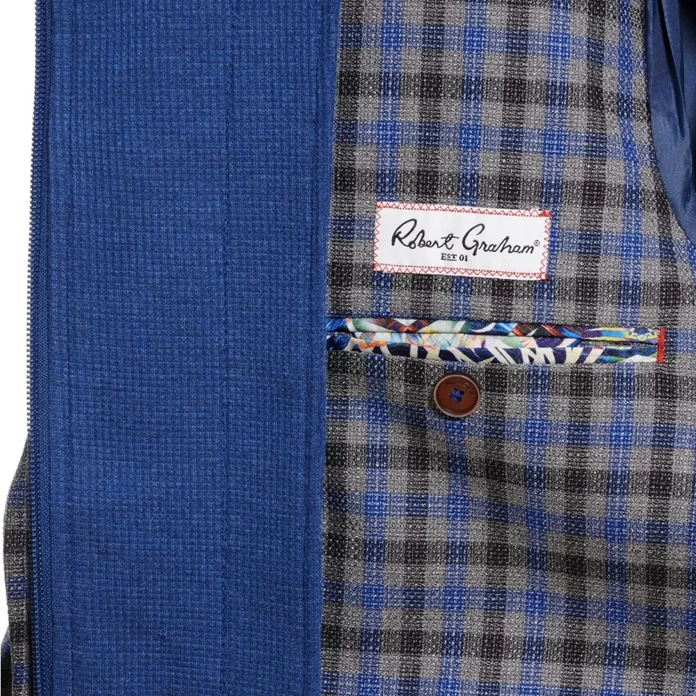 NWT Robert Graham Uptown VI Sportcoat Blazer Jacket with Insert - Picture 2 of 5